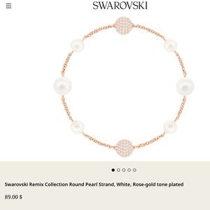 NIB Swarovski Remix Collection Rose Gold Bracelet